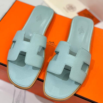 Hm Oran Sandal Blue Goatskin 294864