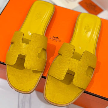 Hm Oran Sandal Yellow Goatskin 294869