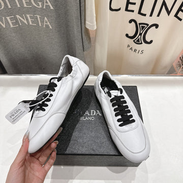 Prada 25S Sneakers White Sheepskin 535497