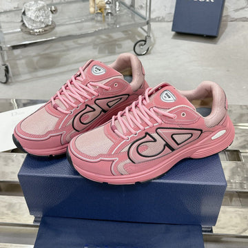 CD B30 Sneaker 35MM In Rose Pink Mesh Fabric 100648