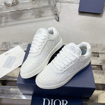 CD B27 Sneaker 30MM In White Calfskin 100629