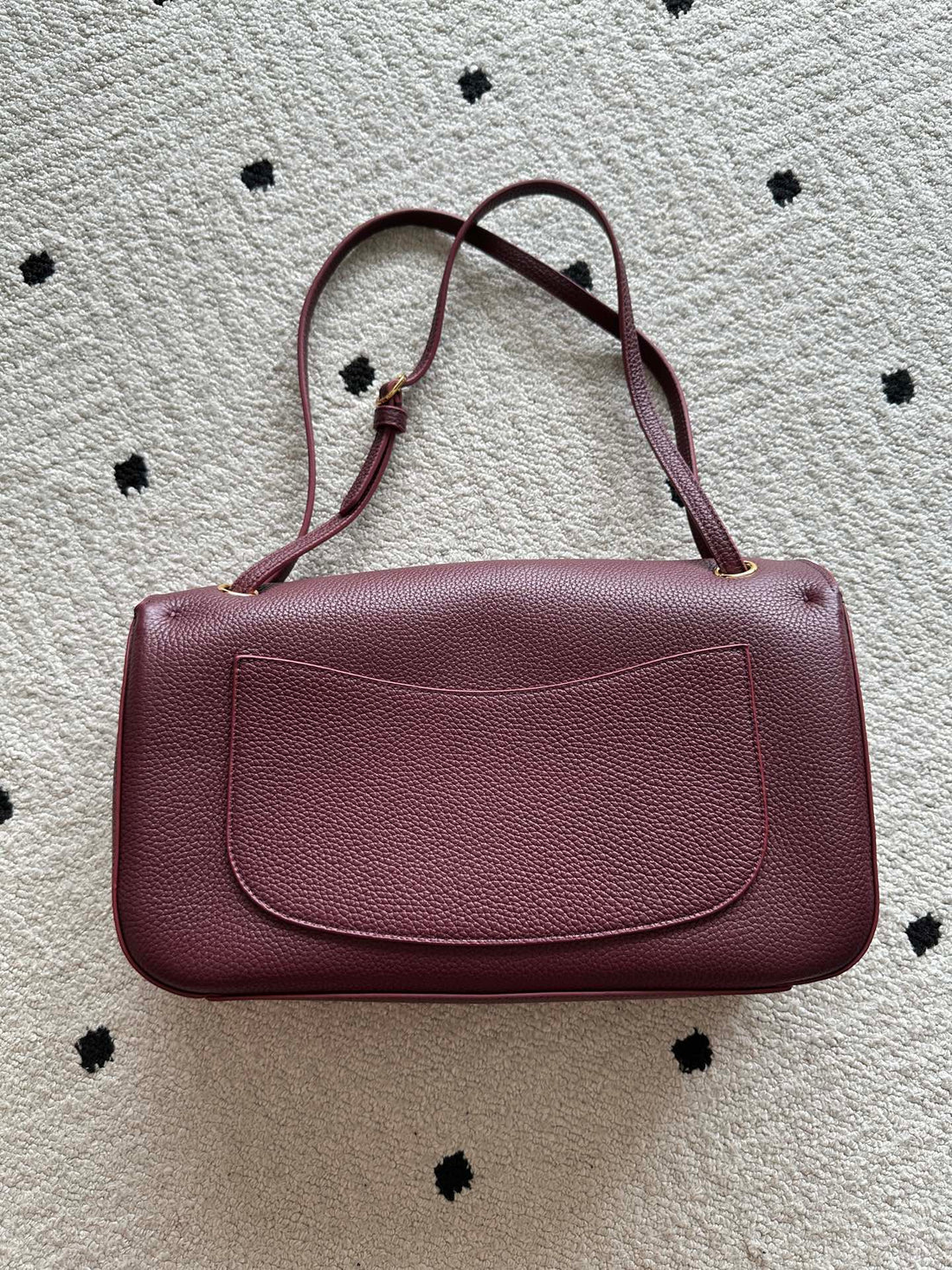 CC 26S Maxi Flap Bag 32CM Deep Burgundy Calfskin Ghw