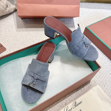 Lp 25 Summer Charm Sandal 55 Rock Blue Suede