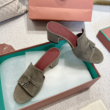 Lp 25 Summer Charm Sandal 55 Rock Olive Suede