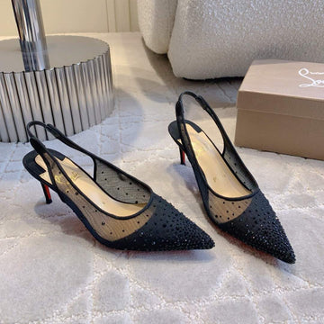 Cl Follies Strass 65MM Black Mesh 177135