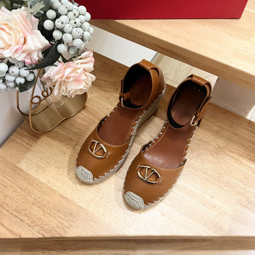 The Bold Edition Vlogo Espadrilles And Wedges 80MM Tan