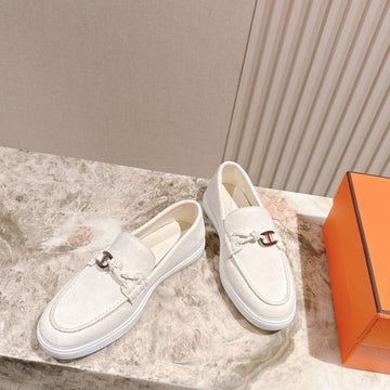 Hm 25S Ignacio Loafer White Suede Rubber 445339