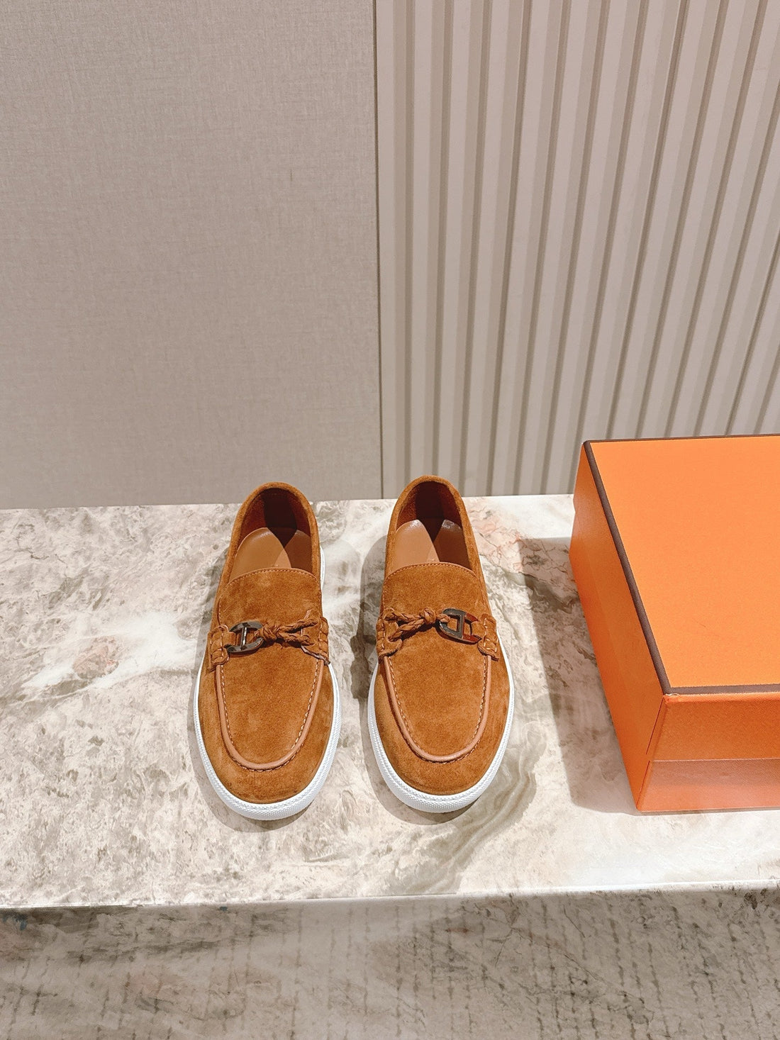 Hm 25S Ignacio Loafer Caramel Suede Rubber 445341