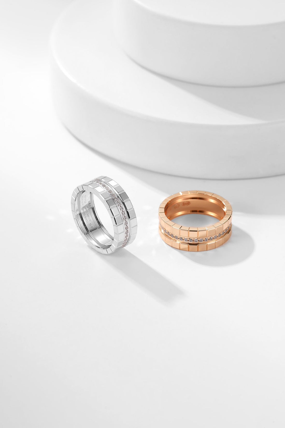 Ice Cube Diamond Large Ring