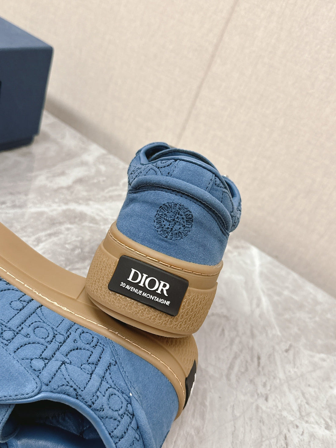 CD And Stone Island B33 Sneaker –– Limited And Numbered Edition Blue Canvas