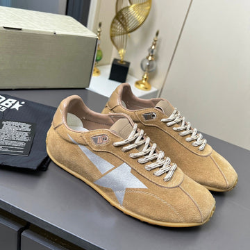 Golden Goose 26S Marathon Runner Sneakers Brown Suede 735859