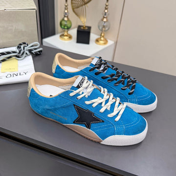 Golden Goose 26S True-Star Sneakers Blue Suede 735910