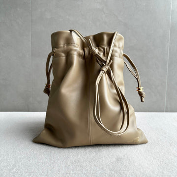 Cl Crystal Pouch Taupe Lambskin