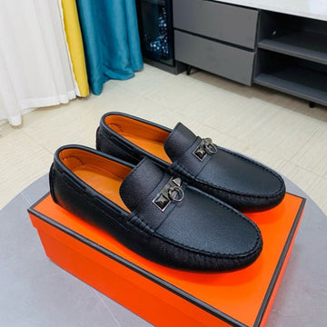 Hm Irving Loafer Black Calfskin