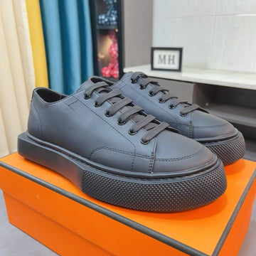 Hm Irwin Sneaker Black Calfskin