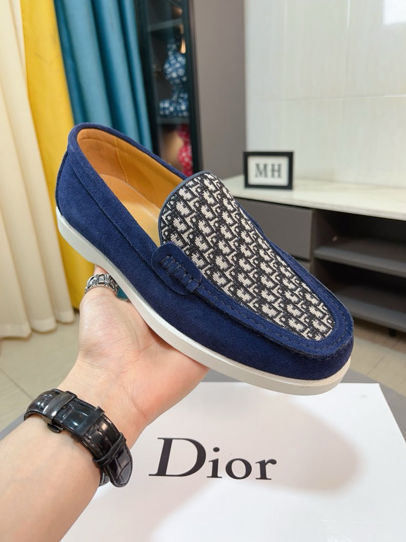 CD Granville Basic Loafer Navy Jacquard