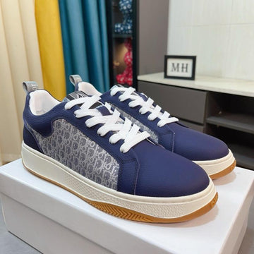 CD Retro Sneaker Navy Calfskin