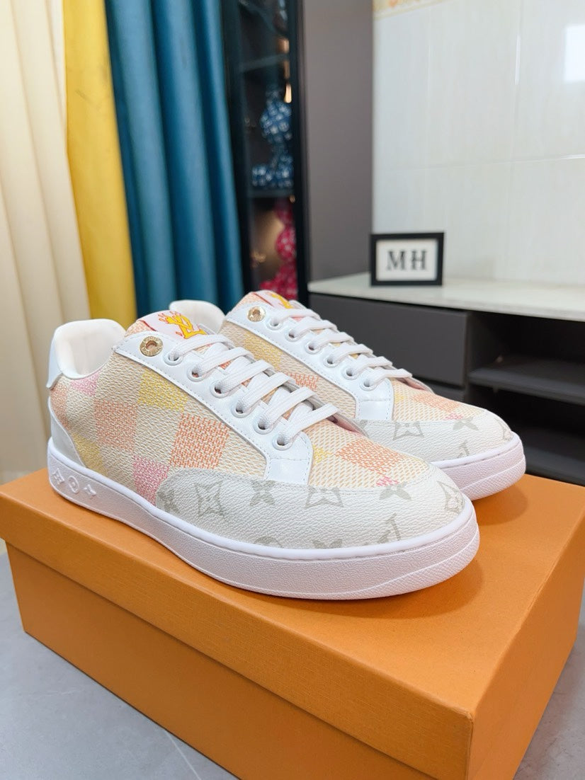 Beverly Hills Sneakers In Light Pink Fabric