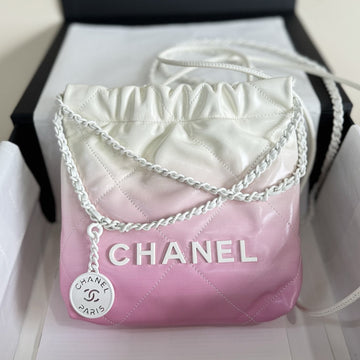 CC Hobo Mini 20CM Pink White Lambskin
