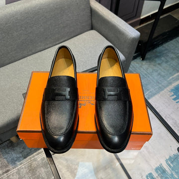 Hm Paris Loafer Black Epsom Calfskin