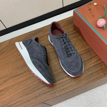 Lp Week-End Walk Sneaker In Grey Suede 984398