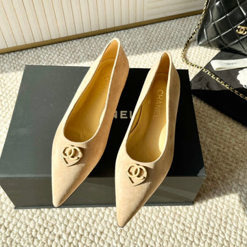 CC Ballet In Beige Suede 151519