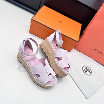 Hm Luce 30 Sandal 65MM Light Pink Suede 622761