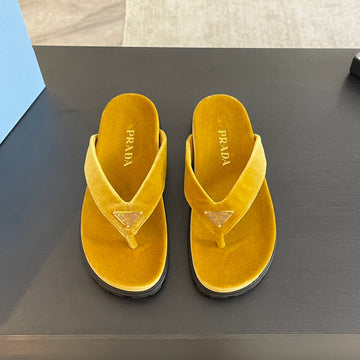 Pra Rubber Thong Sandals Amber Velvet