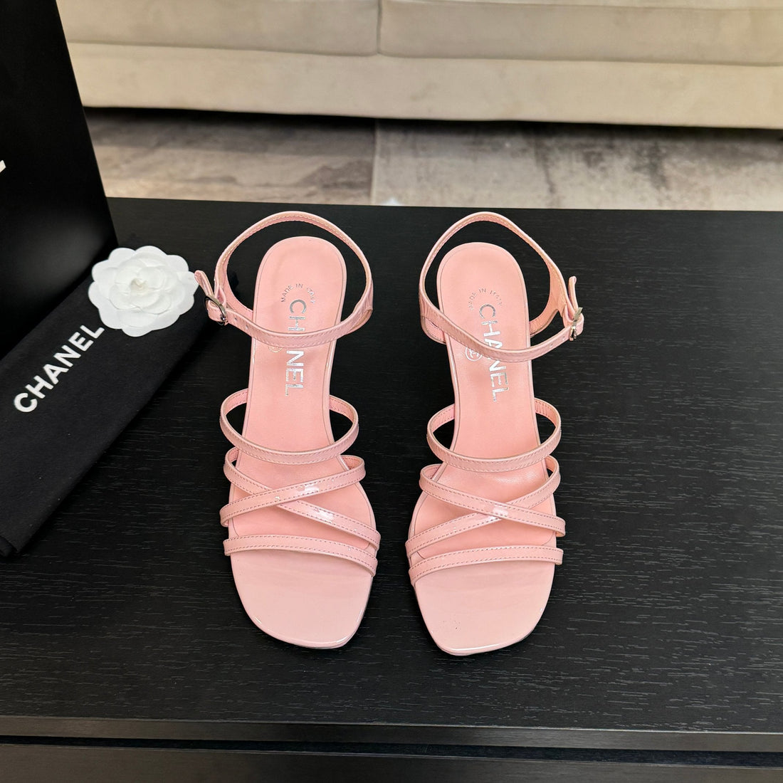 CC Cruise 25/26 Sandal 95MM Pink Patent Leather