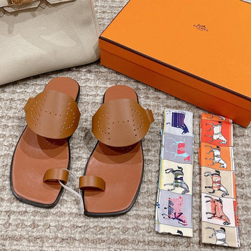 Hm Hera Sandal Brown Cowhide 544537
