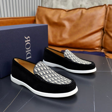 CD Granville Basic Loafer Black-White Jacquard