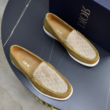 CD Granville Basic Loafer Flax-Beige Jacquard