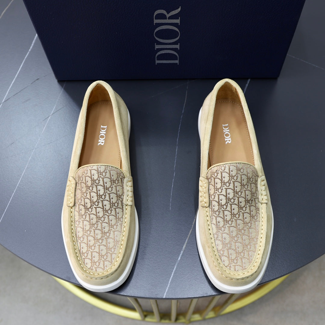 CD Granville Basic Loafer Pastel Yellow Jacquard