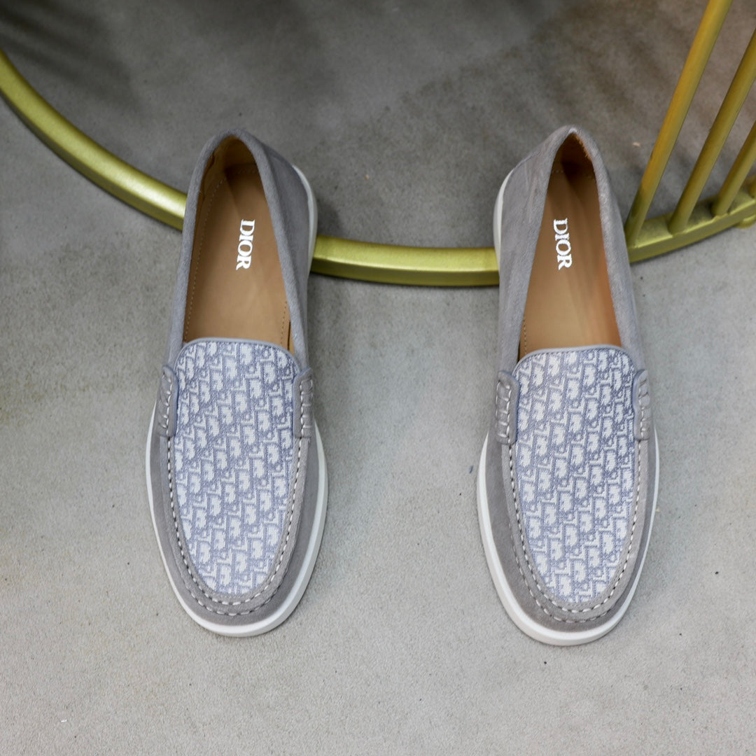 CD Granville Basic Loafer Gray-White Jacquard
