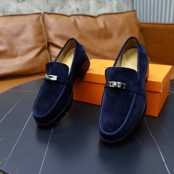 Hm Men's Icone Loafer Navy Blue Suede 714425