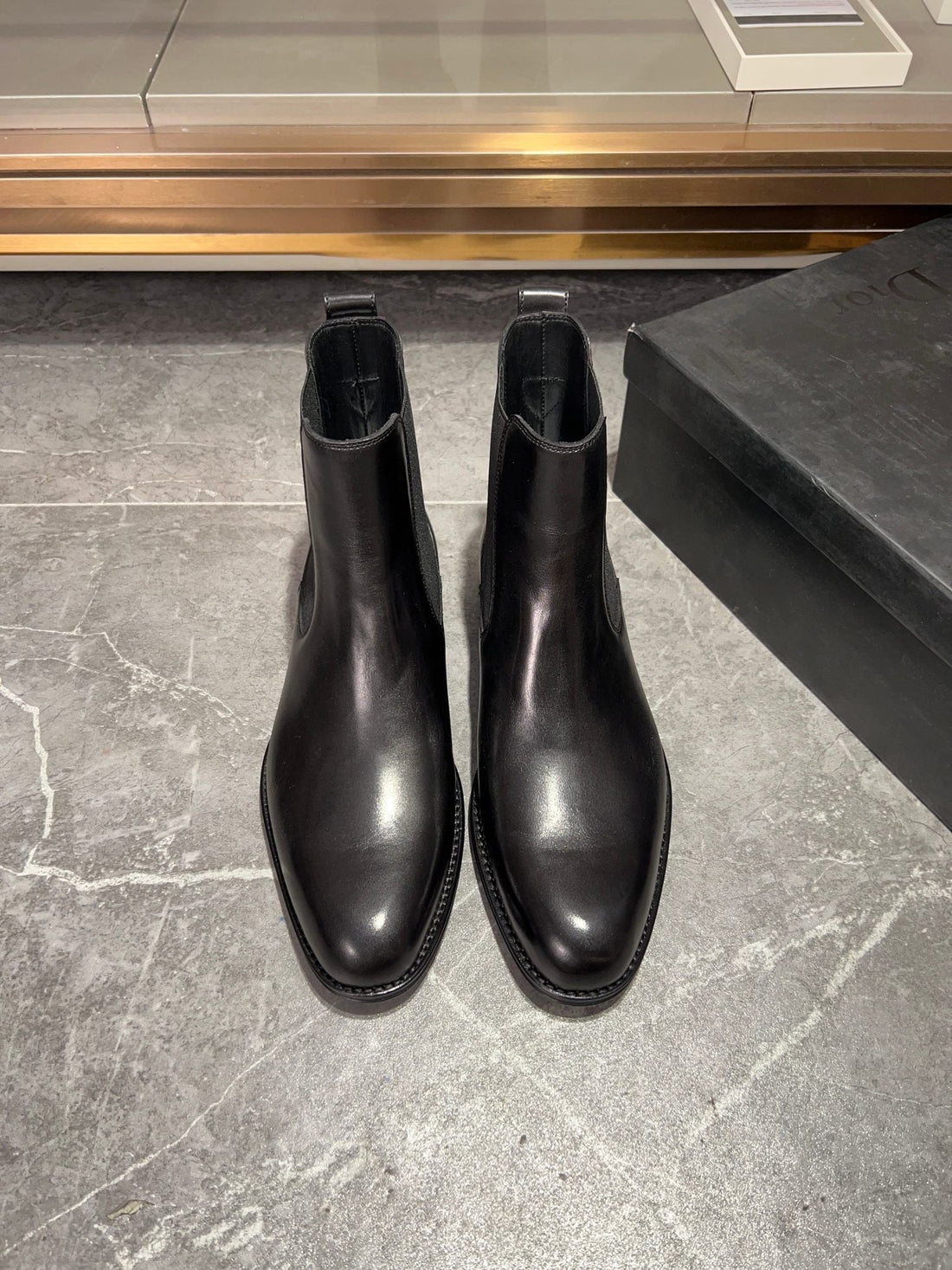 CD Chelsea Boot Black Calfskin