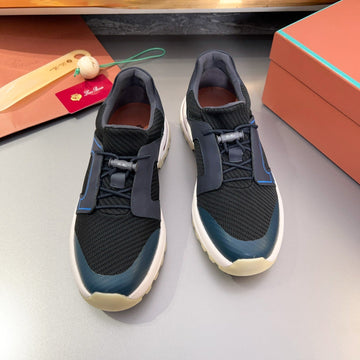 Lp Trail Hiker Walk Sneaker Black And Aegean Mesh Breathable