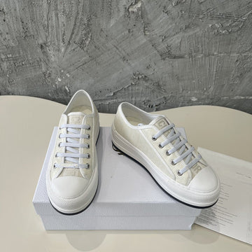 Walkn CD Cream Oblique Printed Canvas