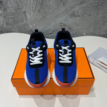 Heros Sneakers Cobalt Goatskin