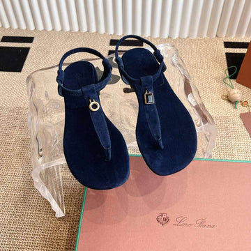 Lp 25C Mindil Sandal Navy Blue Suede 208102
