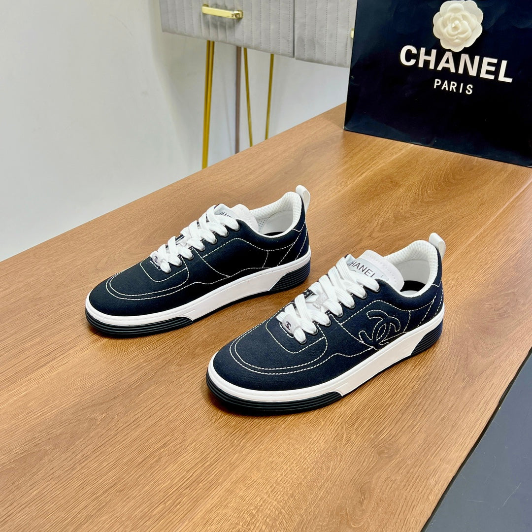 CC Sneaker 25MM In Charcoal Blue Soft Denim 149495
