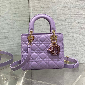 Lady Bag 20CM Violet Lambksin