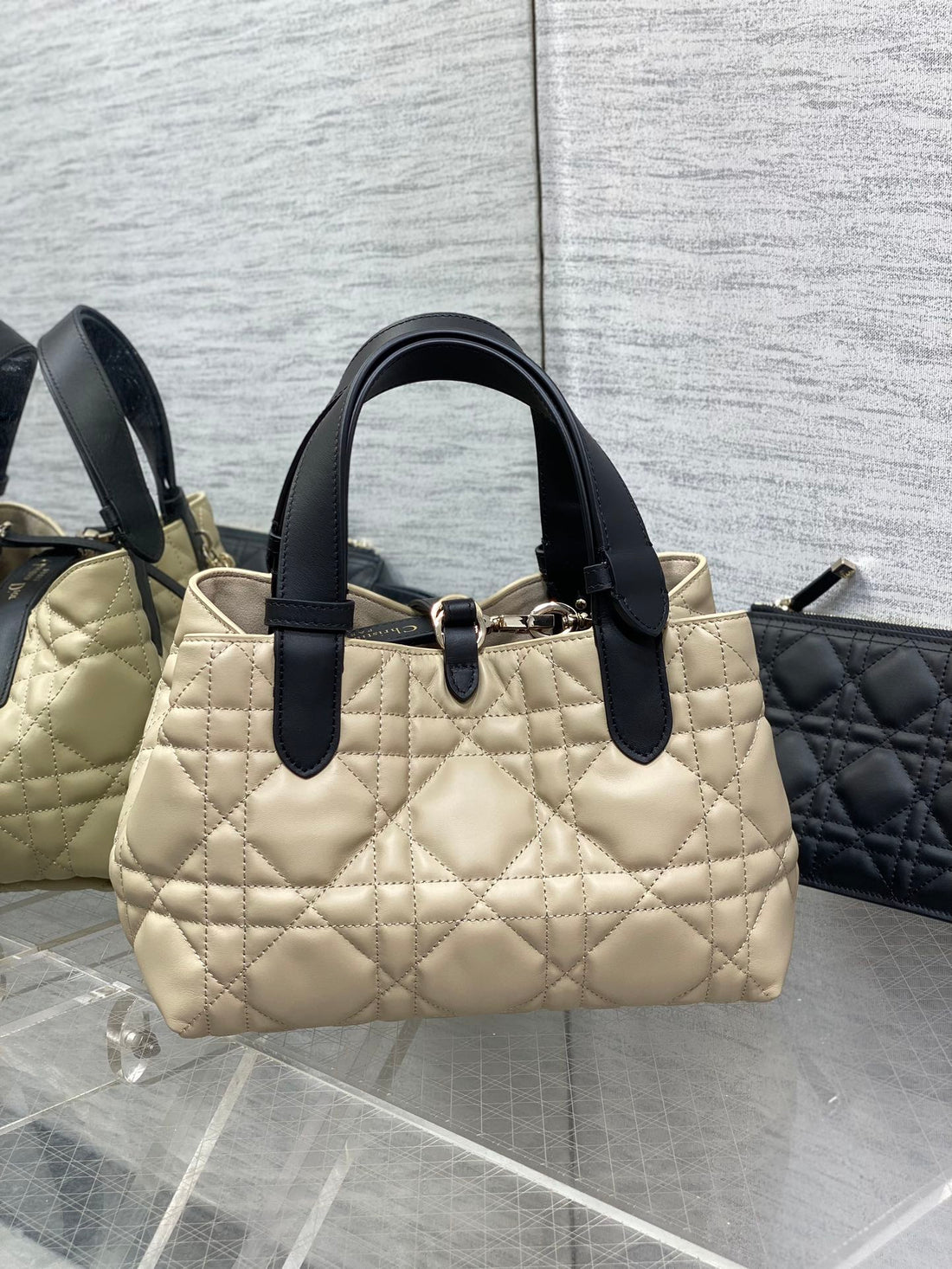 Always Mini 23 Bag In Ivory Tan Macrocannage Calfskin