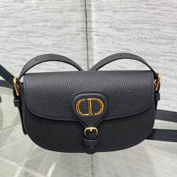 Mini 21 Bobby Bag In Black Lambskin
