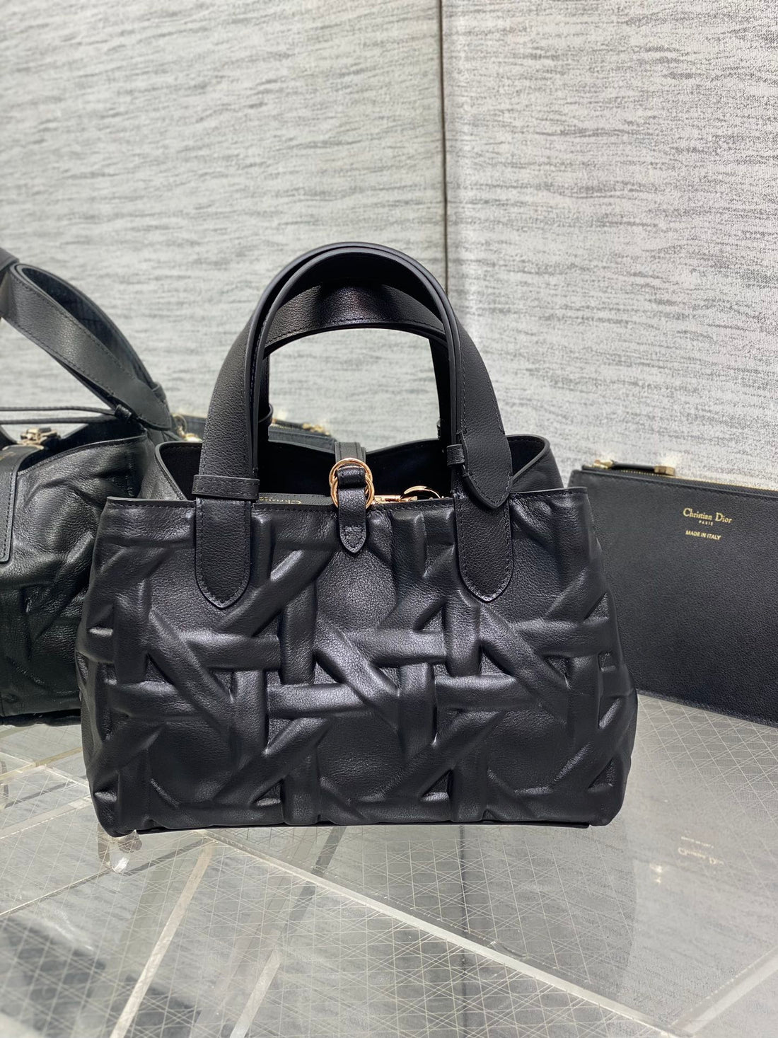Always Mini 23 Bag In Black Macrocannage Calfskin