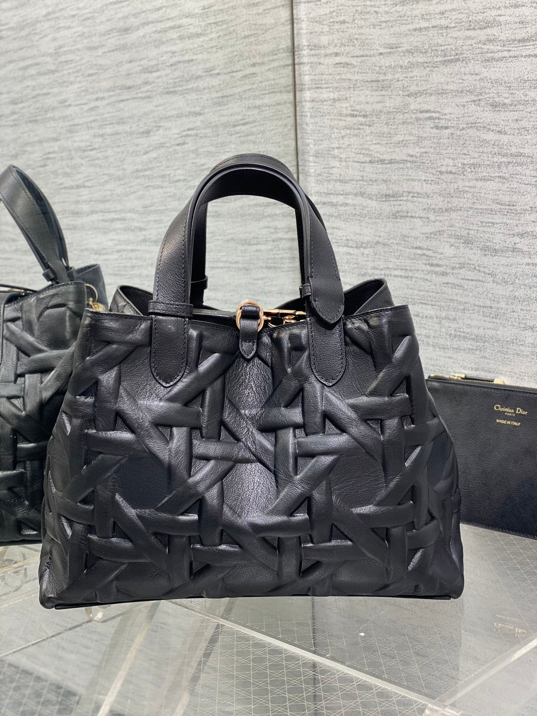 Always Medium 28 Bag In Black Macrocannage Calfskin