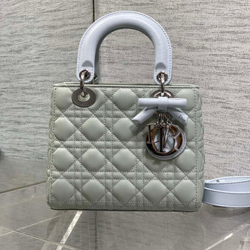 CD 2026 Lady Dior Bag Grey Charcoal Lambskin 286579