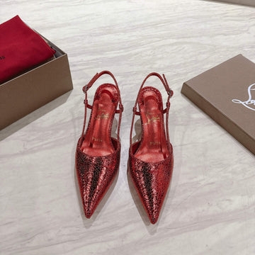 Cl 25 Slingback Red Fabric 335140