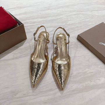 Cl 25 Slingback Gold Fabric 335141
