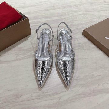 Cl 25 Slingback Silver Fabric 335143